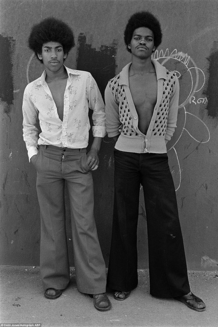 80S Black Men Fashion