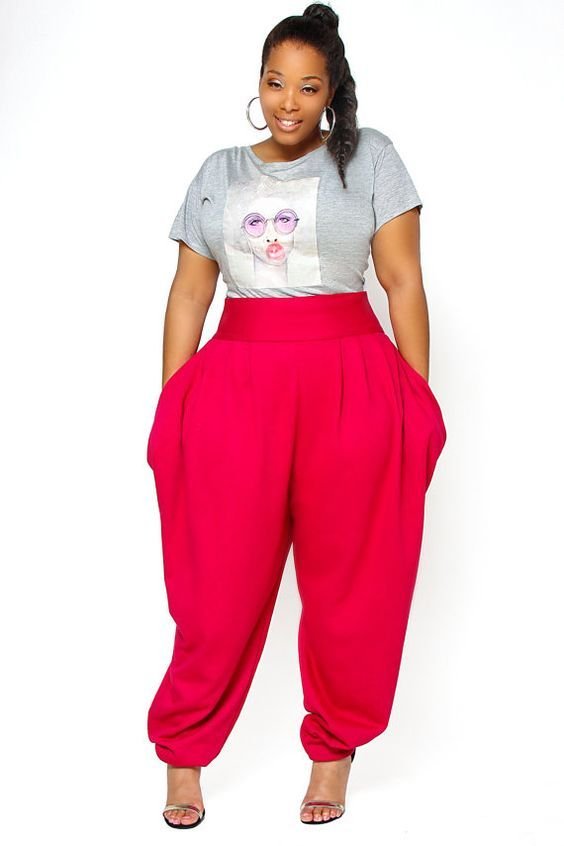 80S Plus Size Fashion