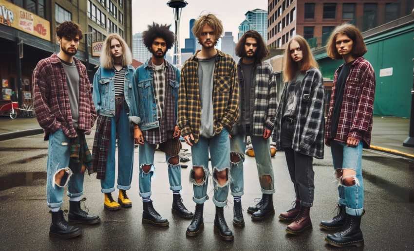 90S Seattle Grunge Fashion