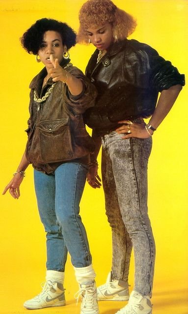 African American 80S Hip Hop Fashion Female