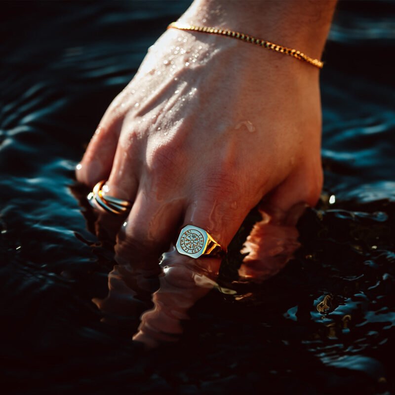 Mens Gold Fashion Rings