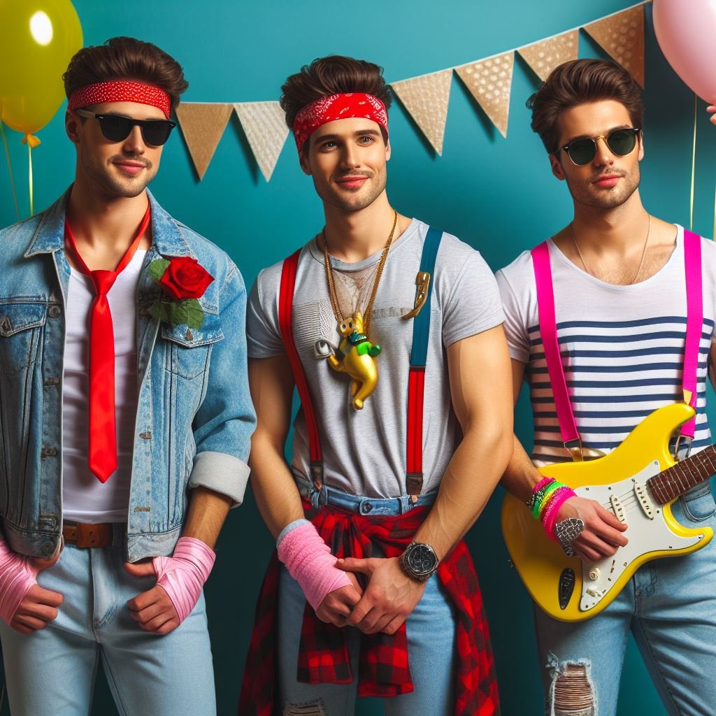 Party 80S Mens Fashion